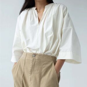 SHAINA MOTE PAINTER SMOCK BLOUSE SIZE S